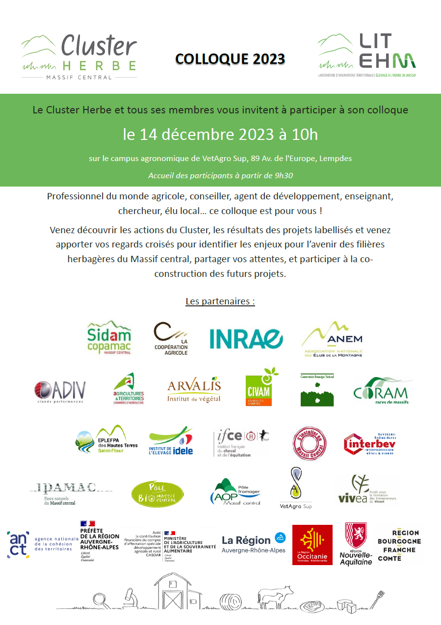Colloque Cluster Herbe 2023_Programme page 1