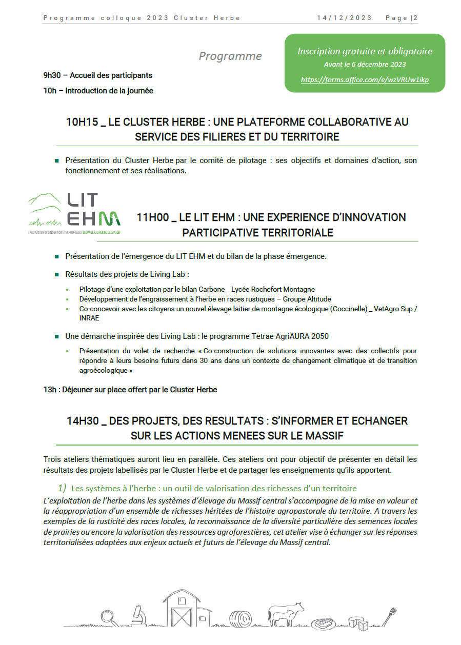 Colloque Cluster Herbe 2023_Programme page 2