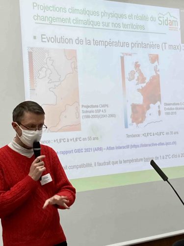 Vincent CAILLIEZ présente la méthode climatique et ses résultats